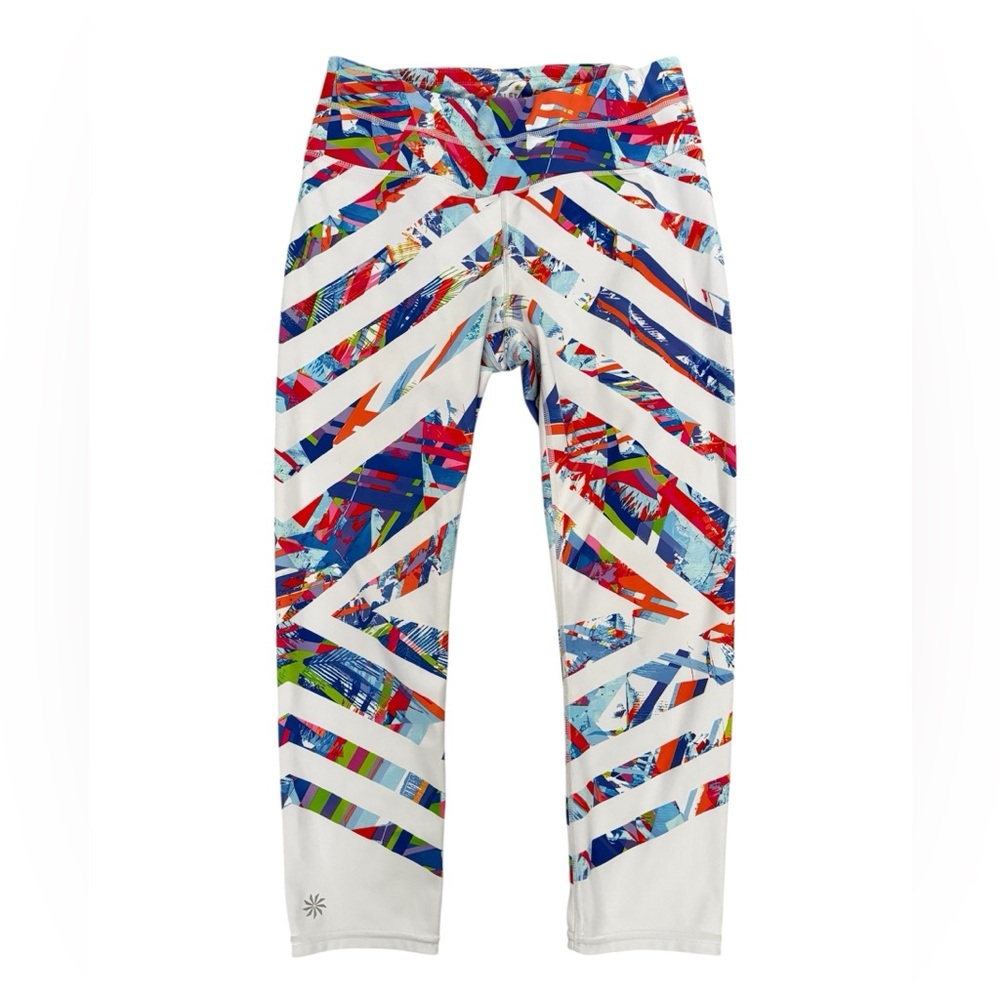 Athleta Multicolored kaleidoscope Print Leggings, women’s size small